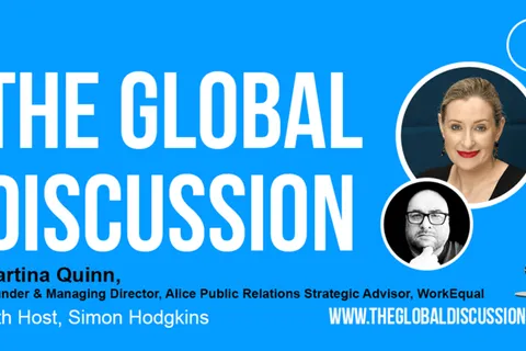  The Global Discussion Podcast features our MD, Martina Quinn