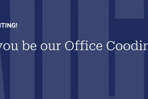 #TeamAlice is hiring a part-time Office Coordinator